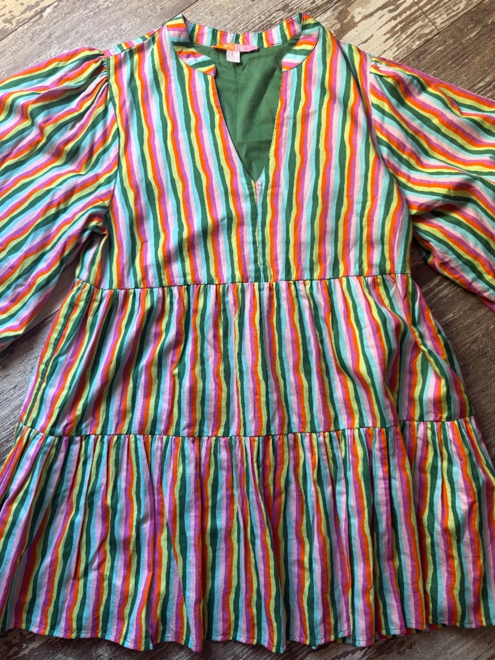 Briton Court Colorful striped dress
